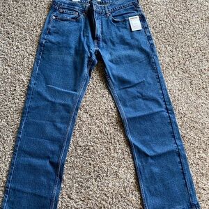 Levi's Men's Straight Jeans in Deep Blue